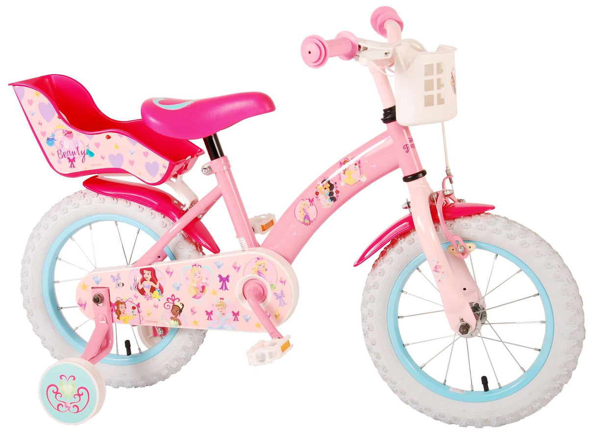 Disney 14 inch 25 cm Girls Knapping brake Pink