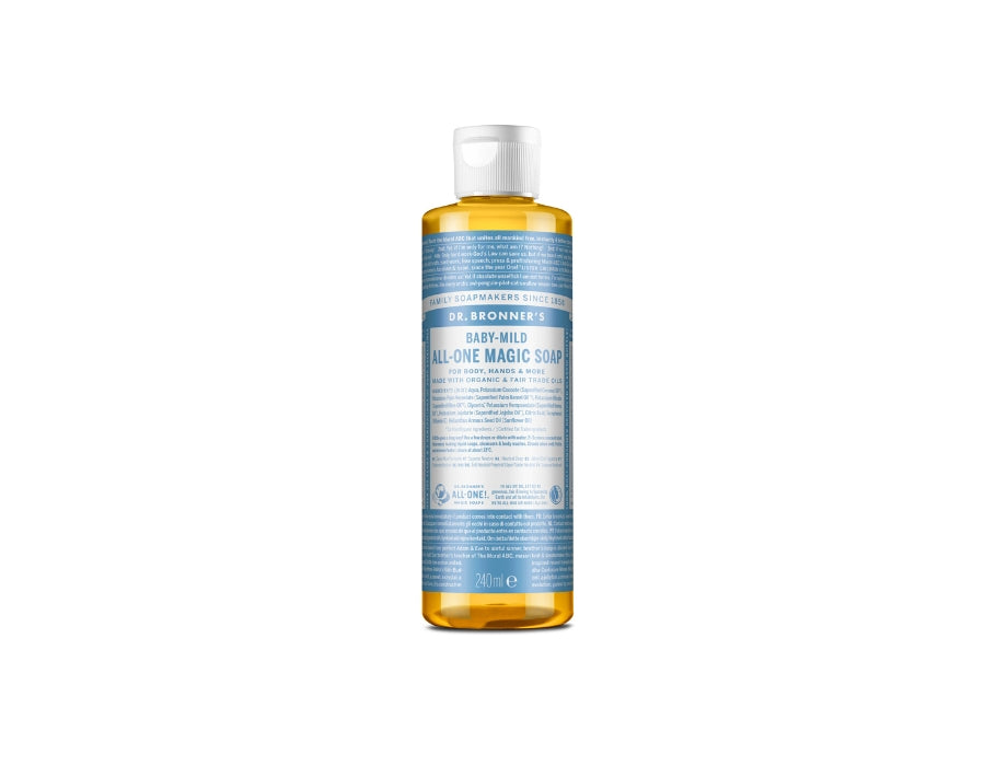 Dottore Bronner's Liquid Soap Pure Castile Baby Profume -Free 240 ml