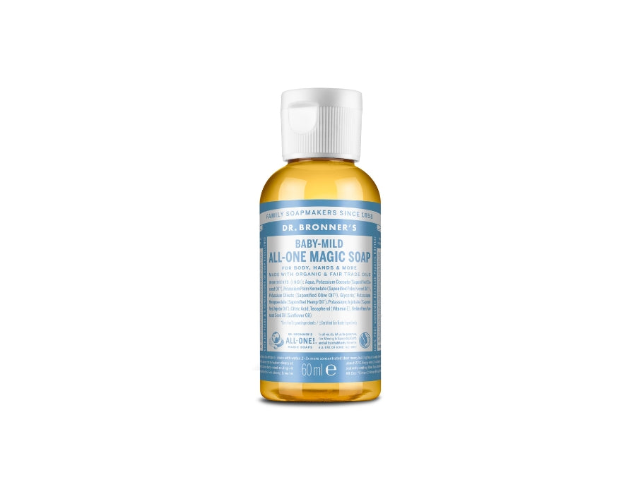 Dottore Bronner's Liquid Soap Pure Castile Baby Profume -Free 60 ml
