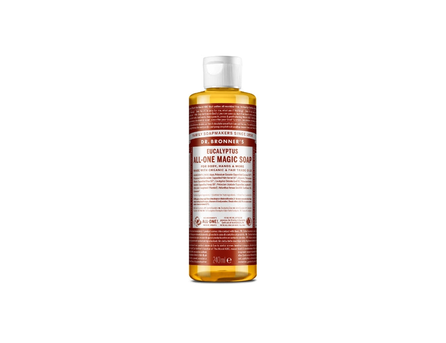 Dottore Sapone liquido di bronner puro castile eucaliptus 240 ml