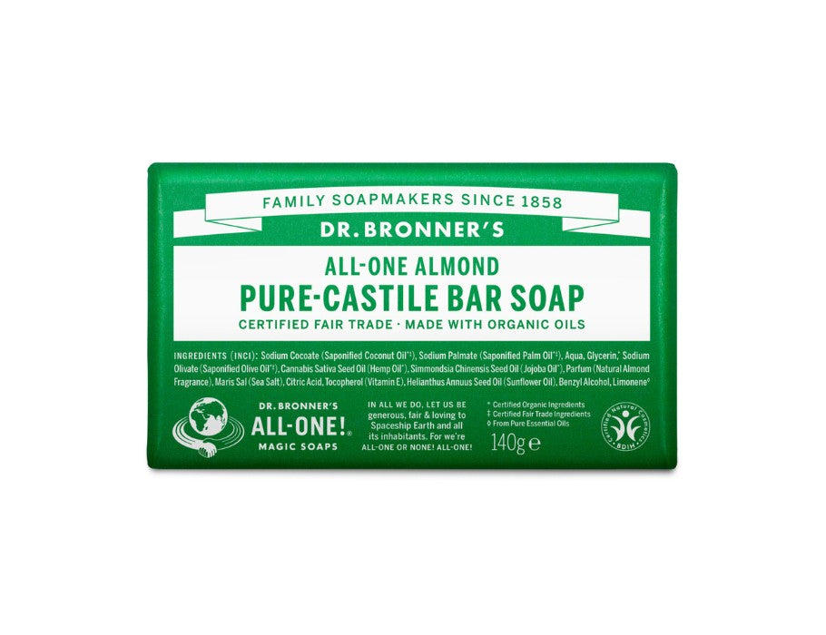 Dottore Bronner's Soap Block Pure Castile mandorle