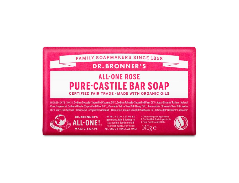 Dr. Bronner's Soap Block Pure Castile Roos