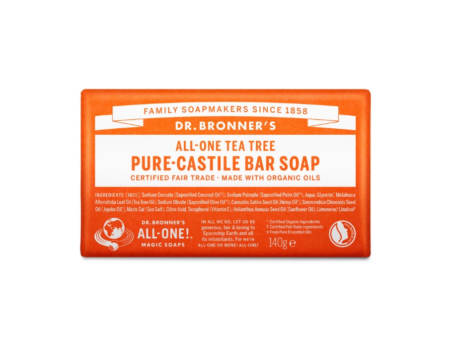 Dr. Bronner's Soap Block Pure Castile Tea Tree