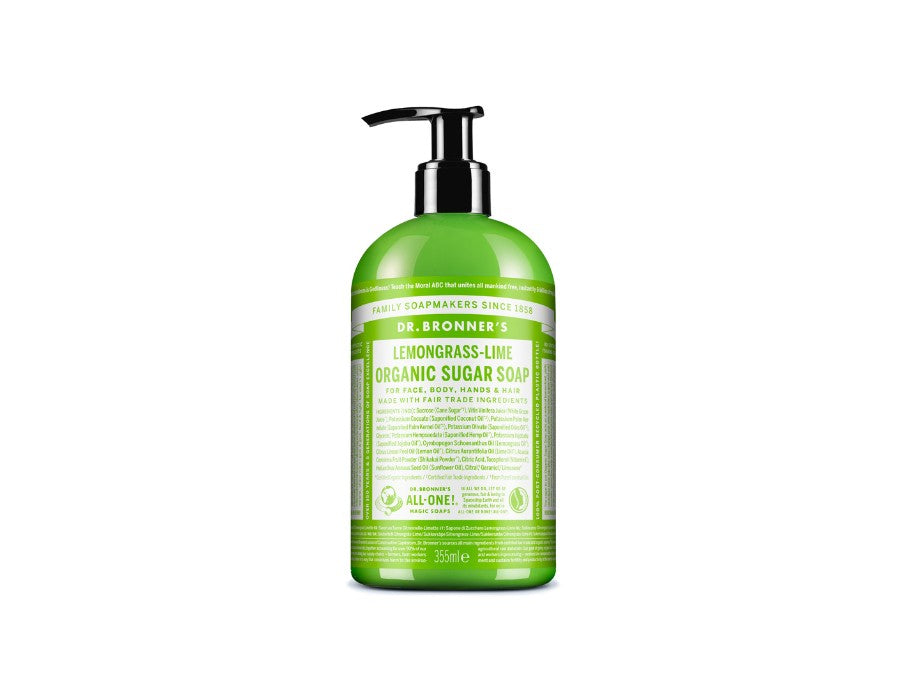 Dottore Bronner's Poap Pump Lemongrass Lime 355 ml