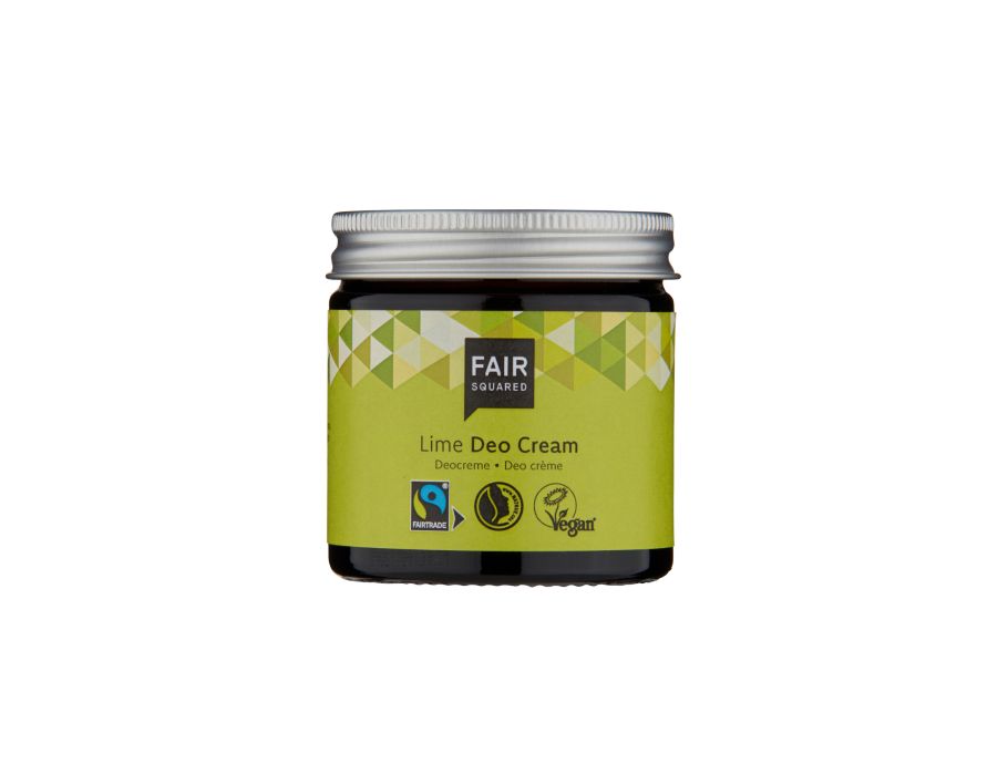 Faire quadratische Deo -Creme frische Limette 50 ml