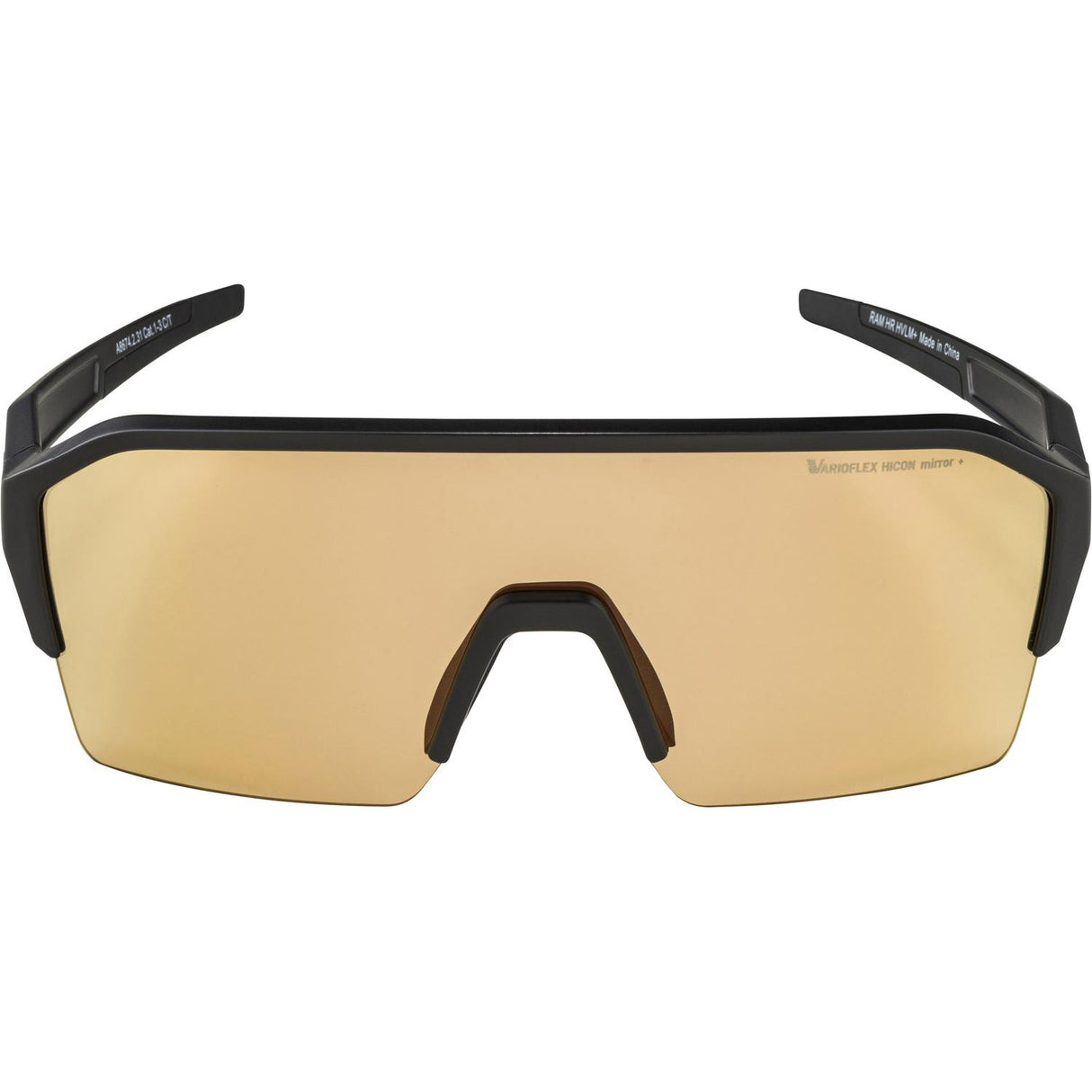 Olympesch Sportswear Brëller RAM HR Black Matt Hvlm +