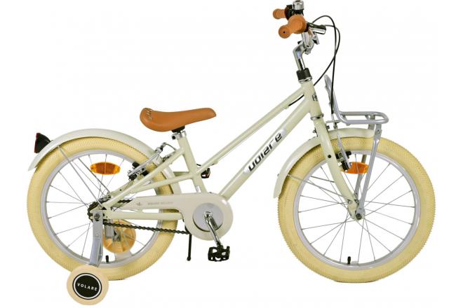 Volare Melody Children's Bicycle - Girls - 18 Inch - Sand - Two Hand brakes