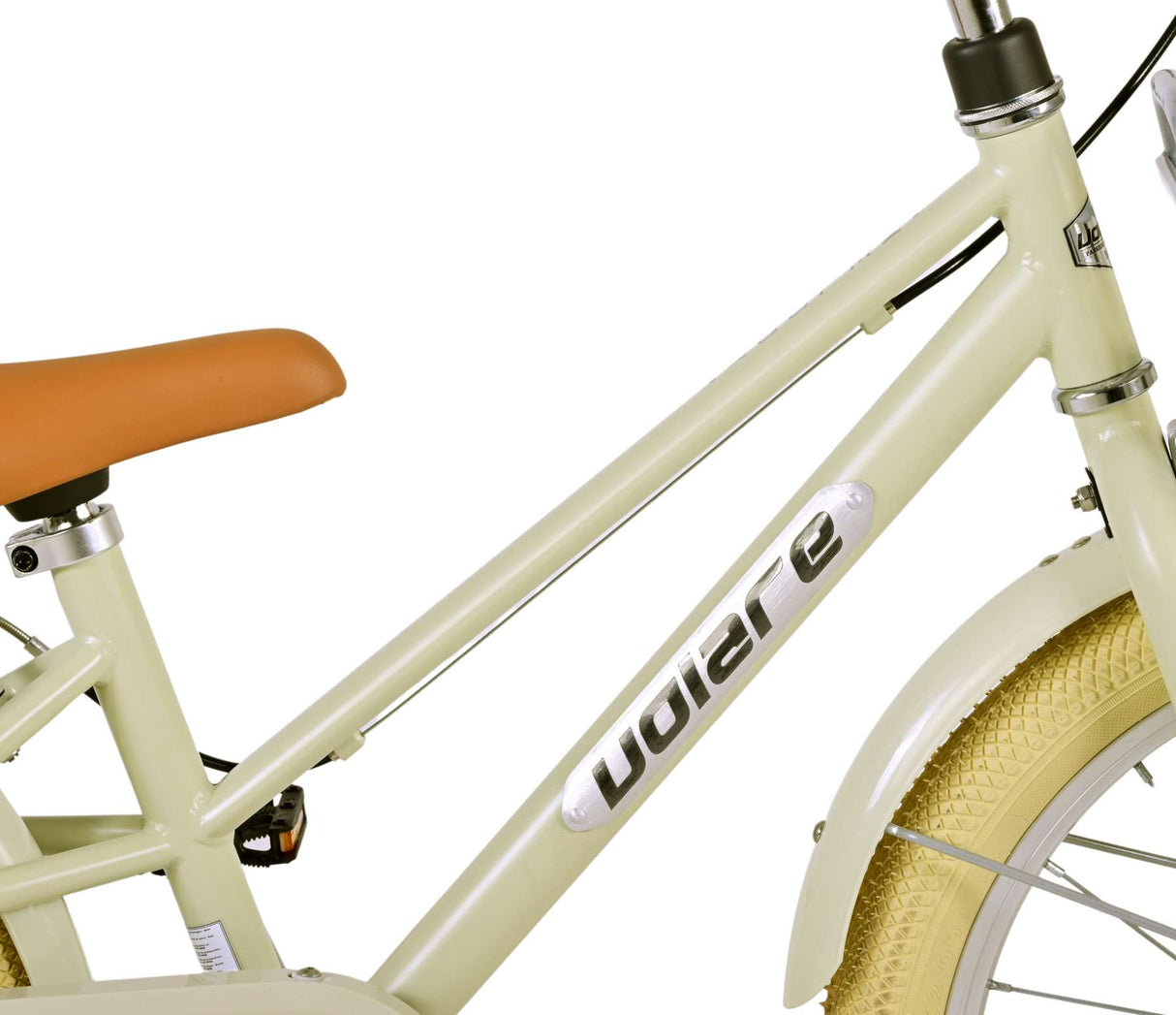 Volare Melody Children's Bicycle - Girls - 18 Inch - Sand - Two Hand brakes