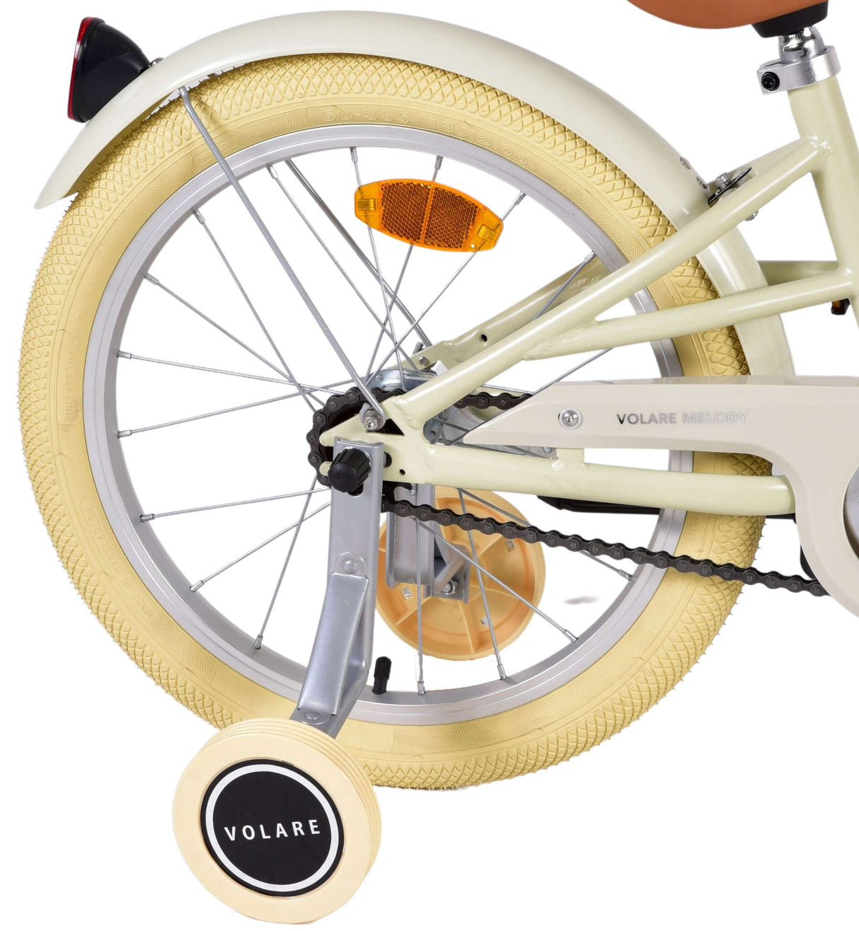 Volare Melody Children's Bicycle - Girls - 18 Inch - Sand