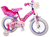 Disney Minnie Séisses jee! Kanner Vëlo Meedercher 14 Zoll rosa zwee Handbremsen