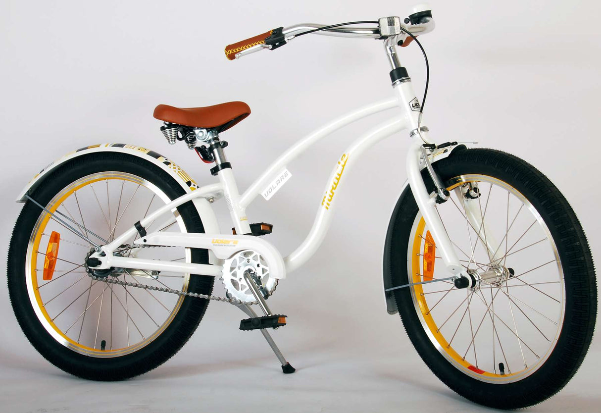 Volare Miracle Cruiser Children's Bike Girls 20 inch White Prime Collection