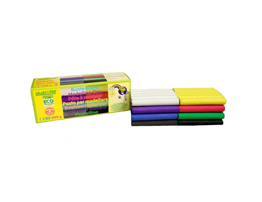 Ökonorm Soft Clay 8 colores 500gr