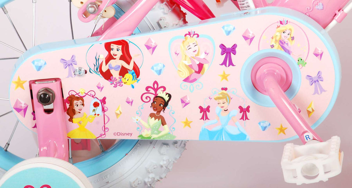 Disney Prinzessin Kanner Velo - Meedercher - 12 Zoll - rosa - zwee Handbremsen