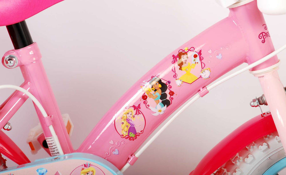 Disney Prinzessin Kanner Velo - Meedercher - 12 Zoll - rosa - zwee Handbremsen
