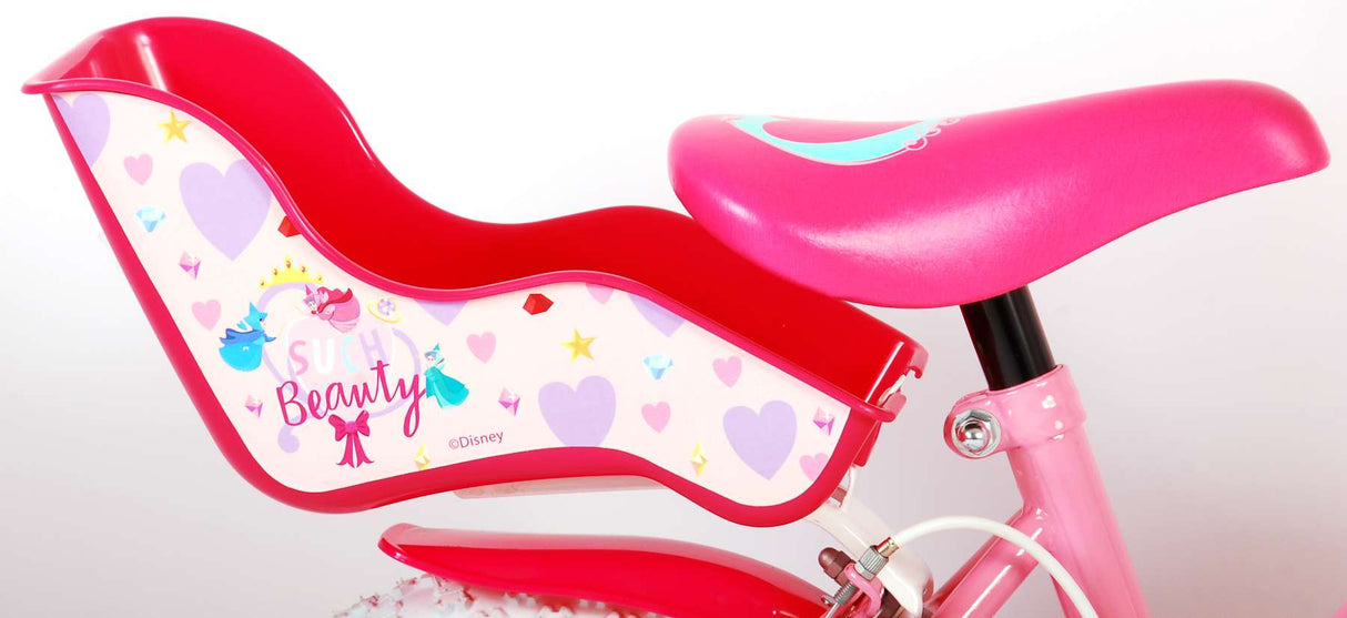 Disney Prinzessin Kanner Velo - Meedercher - 12 Zoll - rosa - zwee Handbremsen