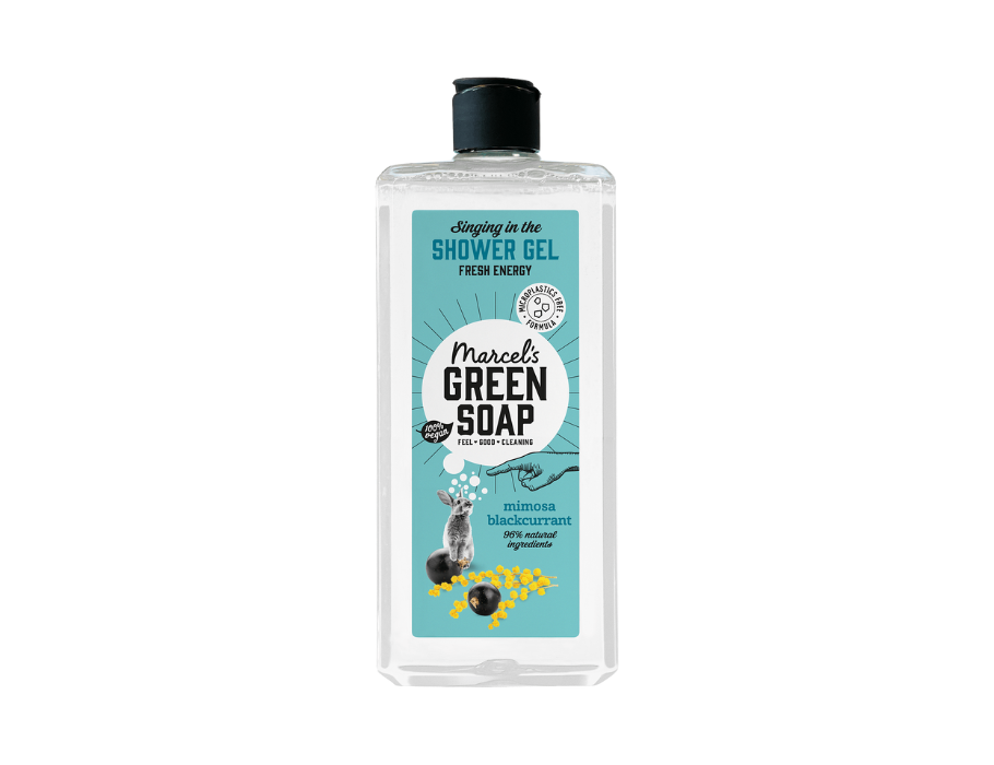 Marcels grøn sæbe bruser gel mimosa sort bær 300 ml