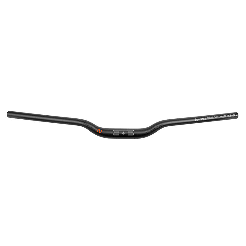 Ergotec styrer ergo plus L 31.8 12 ° Matte sort
