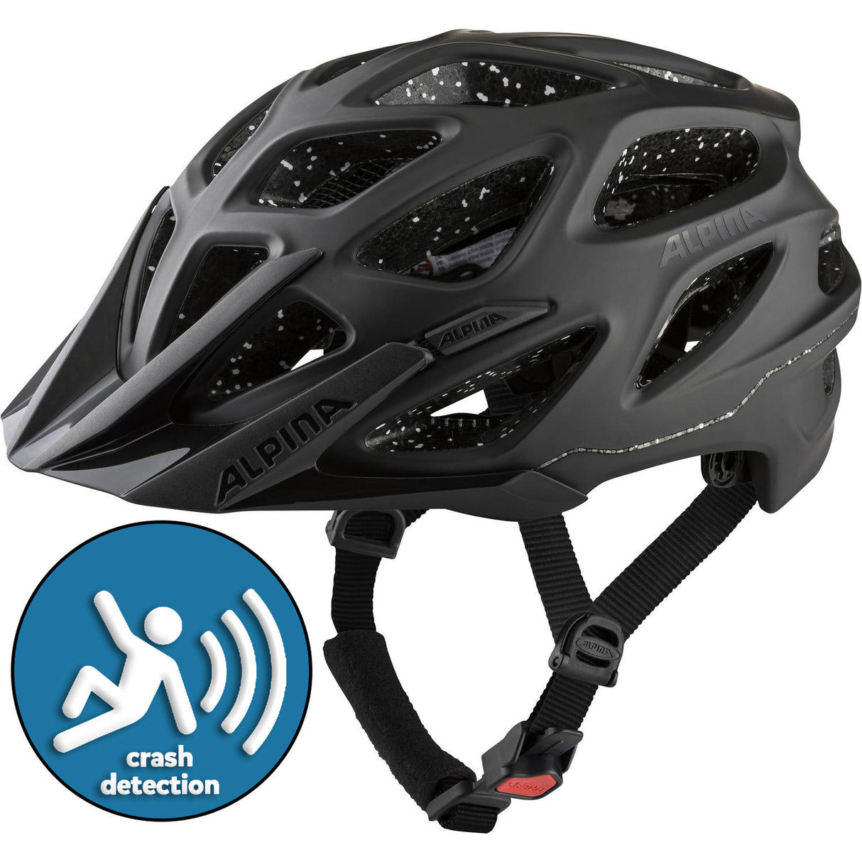 Olympisk sportsbeklædning Alpina Sports MTB Helm Mythos 3.0 Tocsen 52-57 Mat sort