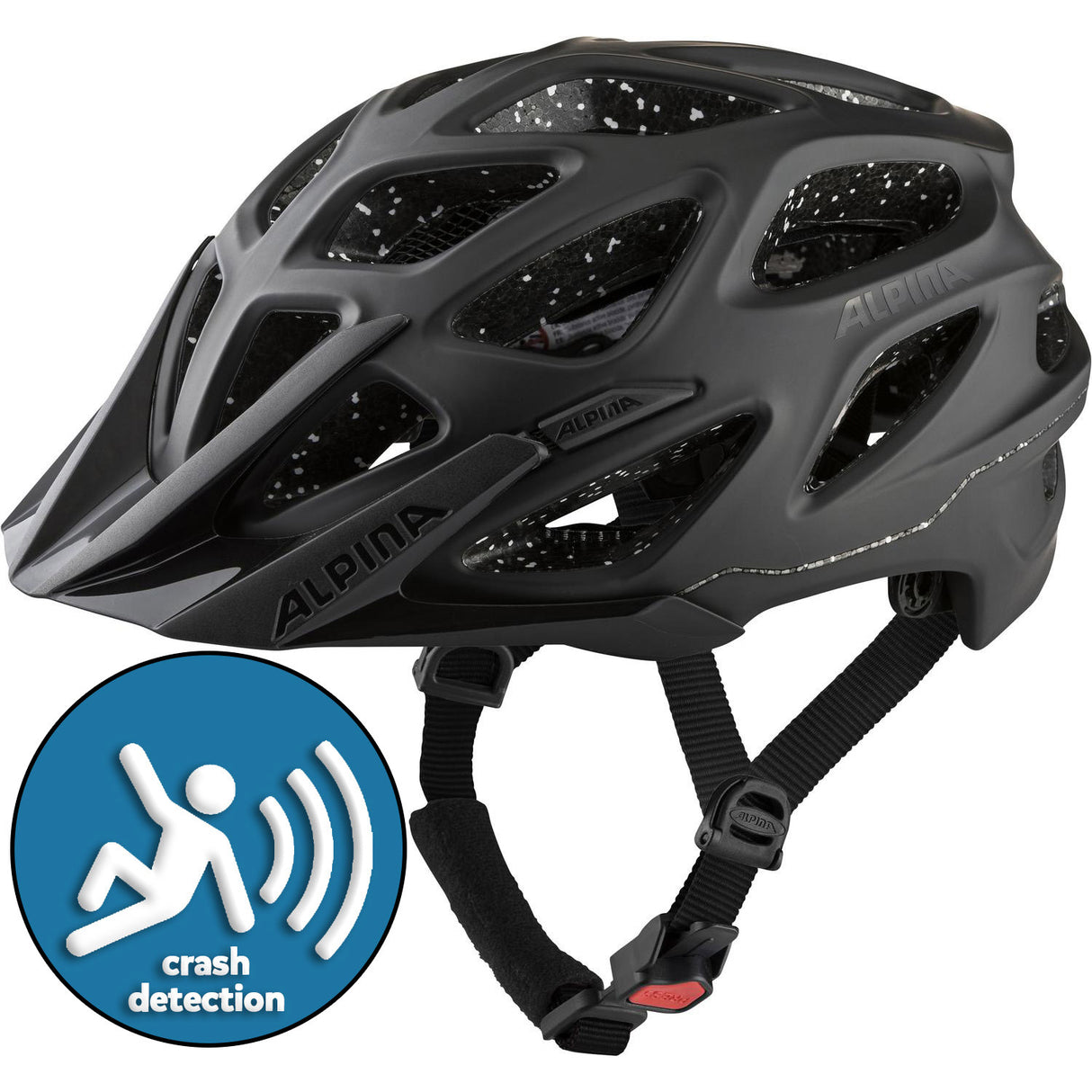 Olympisk sportstøj Alpina Sports MTB Helm Mythos 3.0 Tcsen 59-64 Mat sort