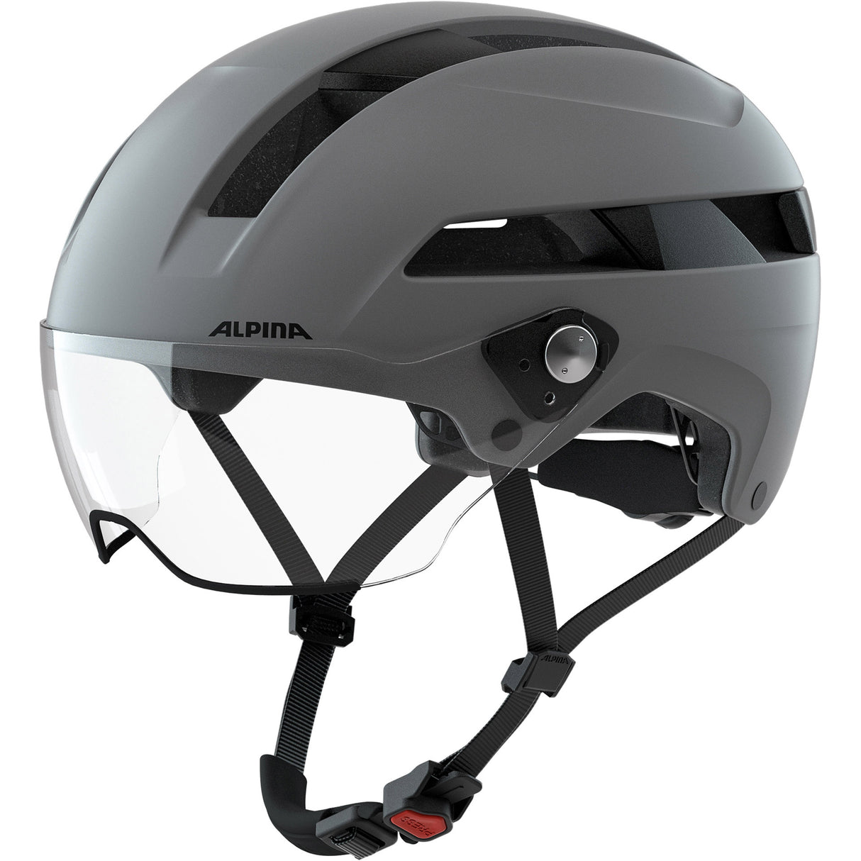 Olympic Sportswear Sports Urban Helmet Soho Visor 55-59 Mat Gray