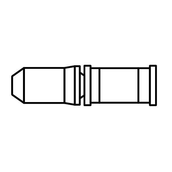 Shimano Chainstift Breekenpen 9V Black Y06998020 (pro Stück)