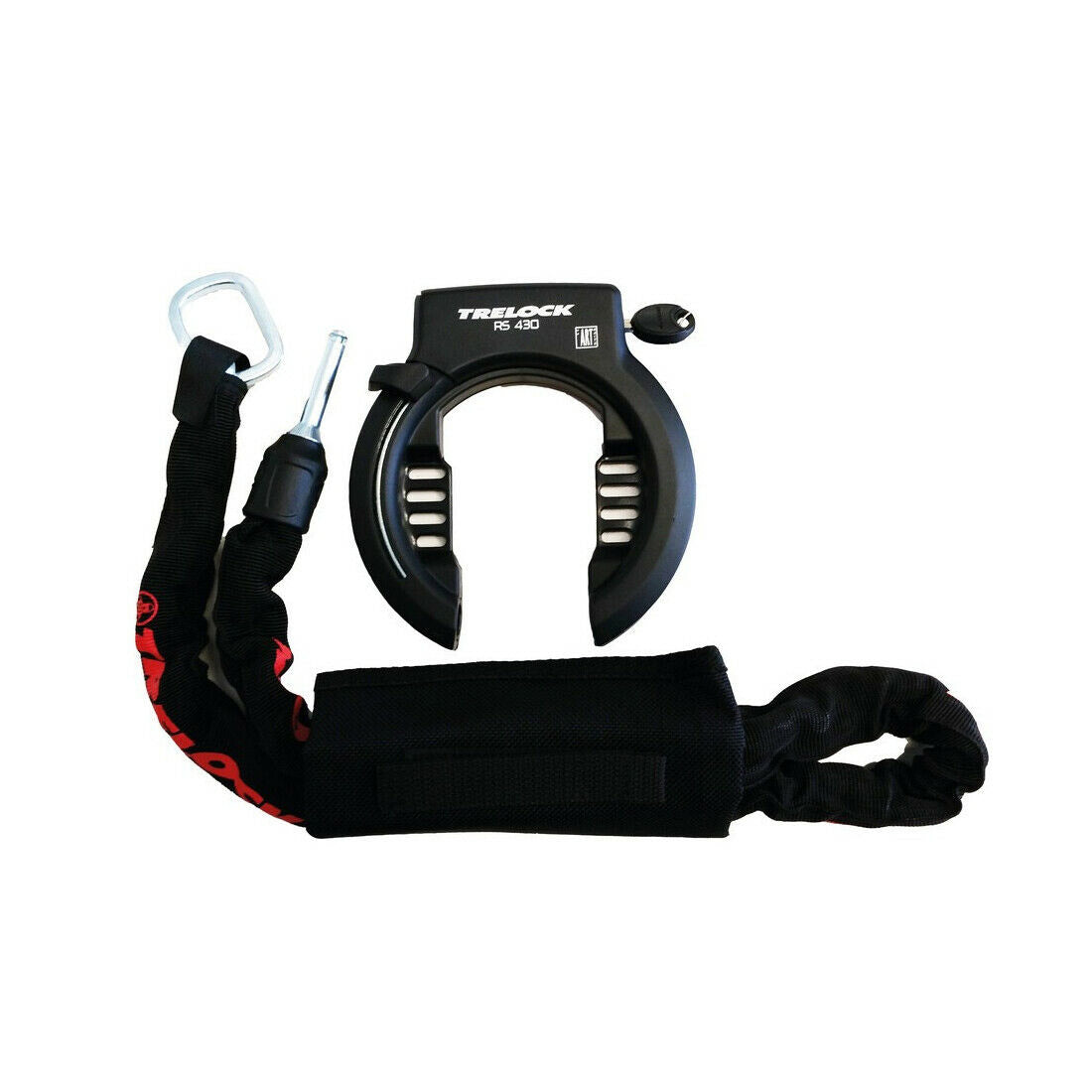 Trelock Rs 430 Zr 355 - Lock de bicicleta, 1m, negro