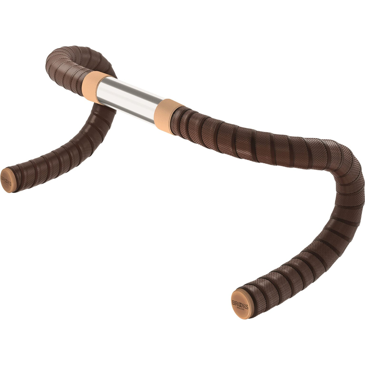 Brooks handhabbar Ribbon Cammang Gummi Brown
