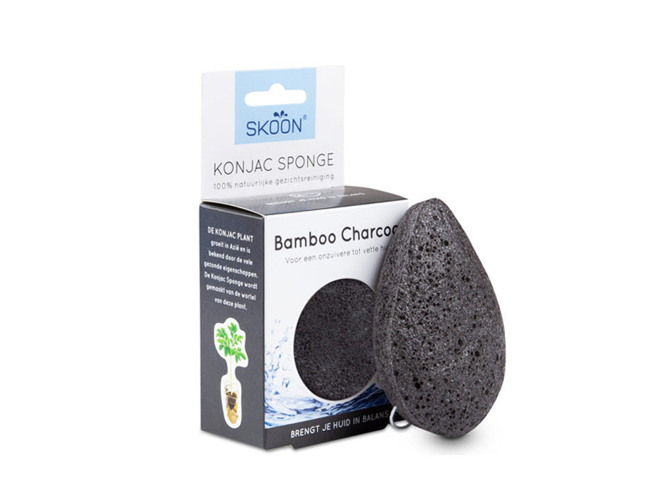 Skoon Konjac Sponge Bamboo Charcoal