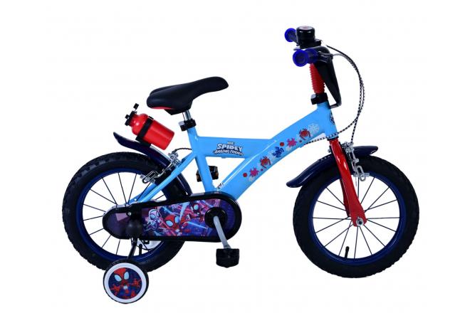 Spidey und seine erstaunlichen Freunde Spidey Children's Bike Boys 14 Zoll blau zwei Handbremsen