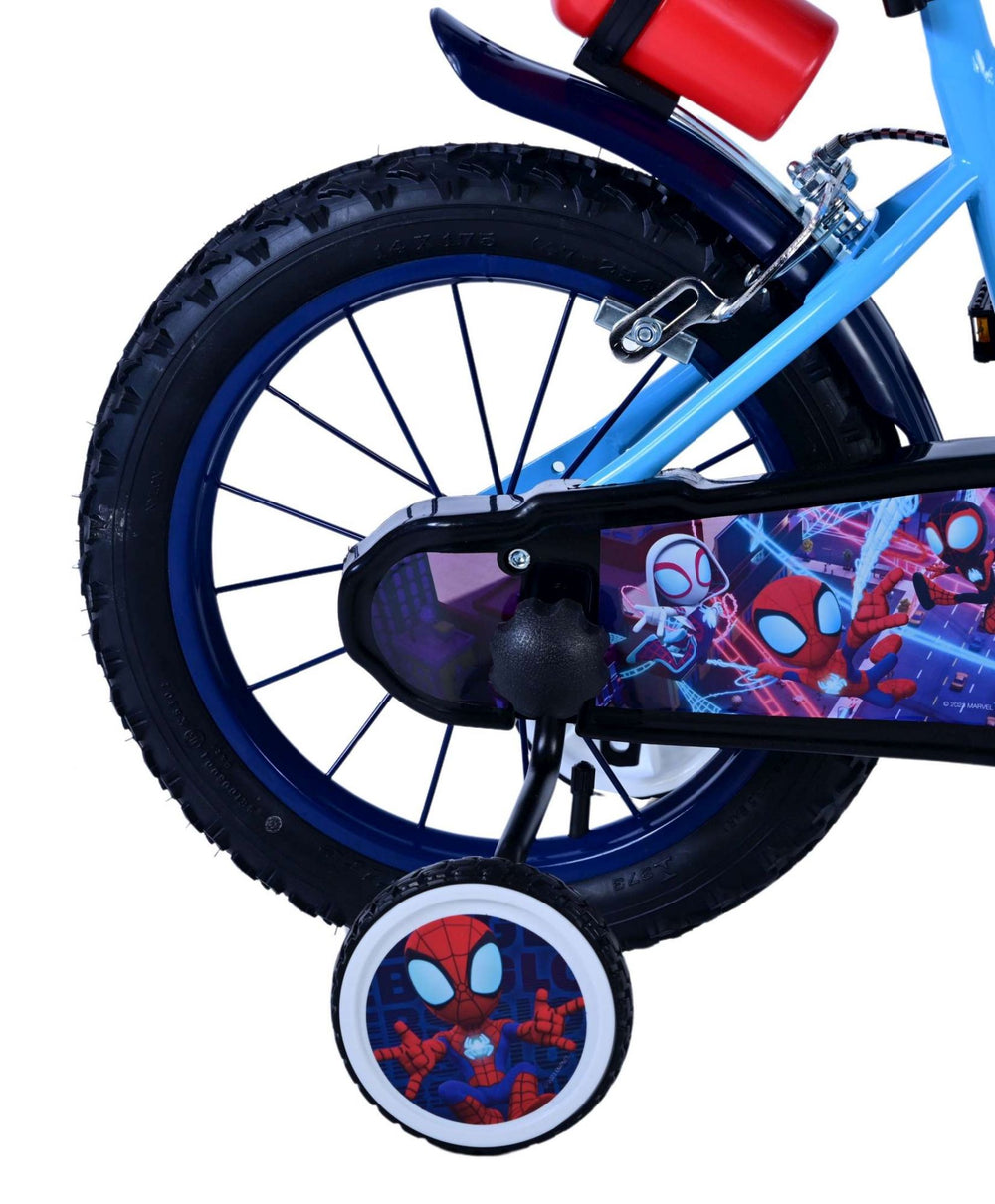 Spidey und seine erstaunlichen Freunde Spidey Children's Bike Boys 14 Zoll blau zwei Handbremsen