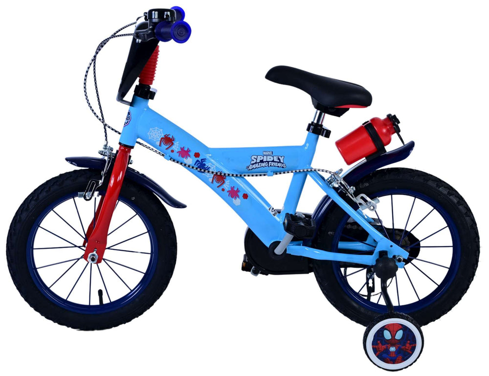 Spidey und seine erstaunlichen Freunde Spidey Children's Bike Boys 14 Zoll blau zwei Handbremsen