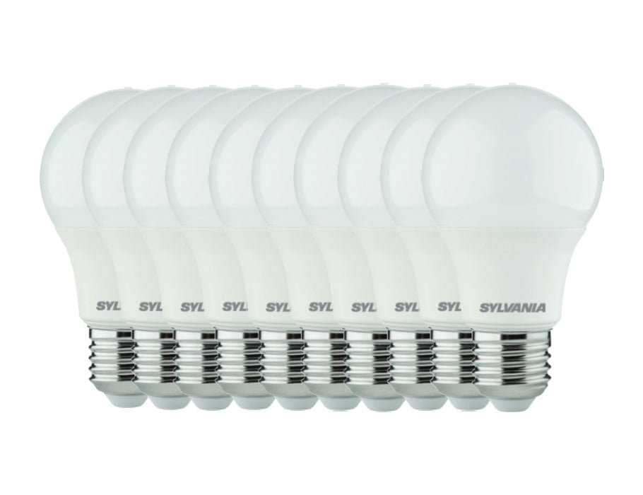 Sylvania LED LAMP E27 806 LM BOL MAT 10 stykker