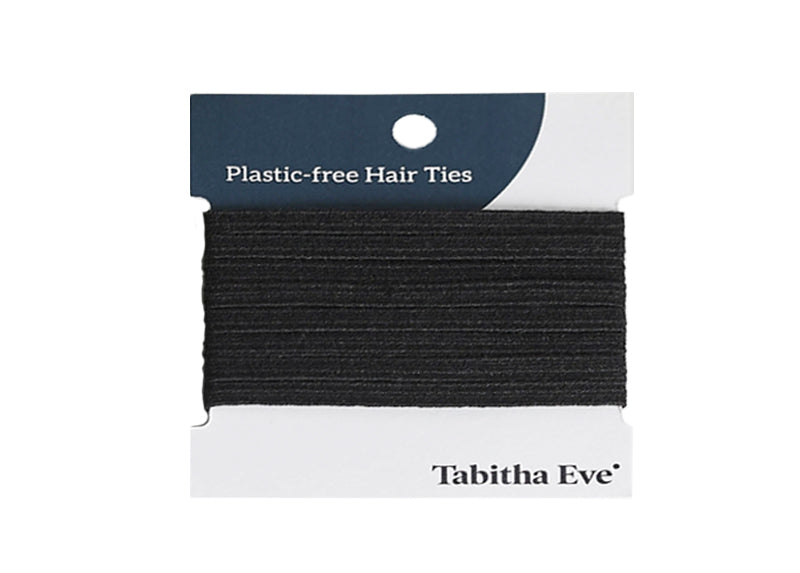 TABITHA EVE Plastica -Elastico per capelli senza vita 8 pezzi neri