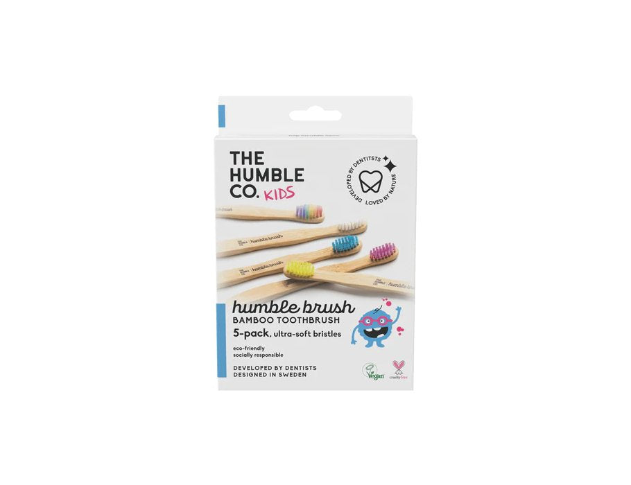 The Humble Co. Tandborstar bambu 5 stycken