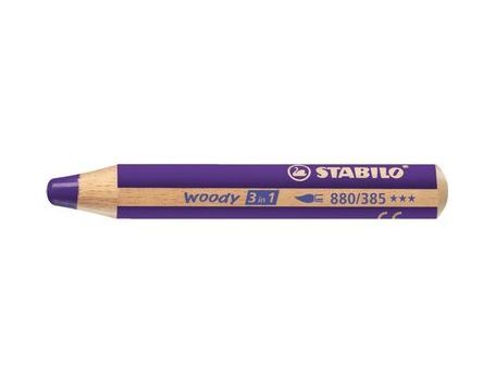 Stabilo Woody Pencil 3 in 1 Violet