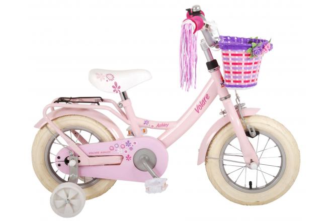 Volare Ashley Children's Bike Girls 12 inch pink 95% assembled