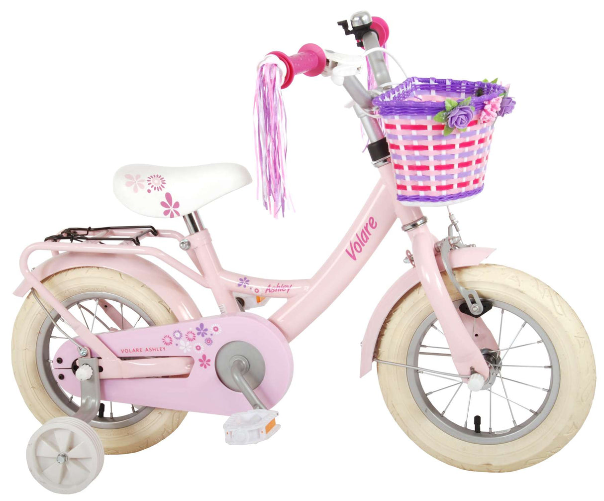 Volare Ashley Children's Bike Girls 12 inch pink 95% assembled
