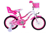 Volare lovely children's bike girls 16 inch pink white