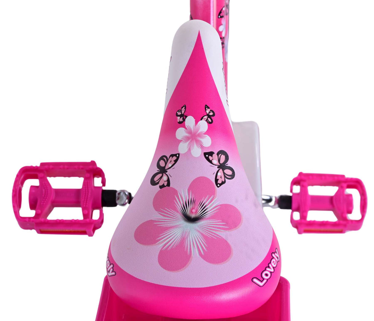 Volare lovely children's bike girls 16 inch pink white