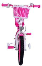 Volare lovely children's bike girls 16 inch pink white