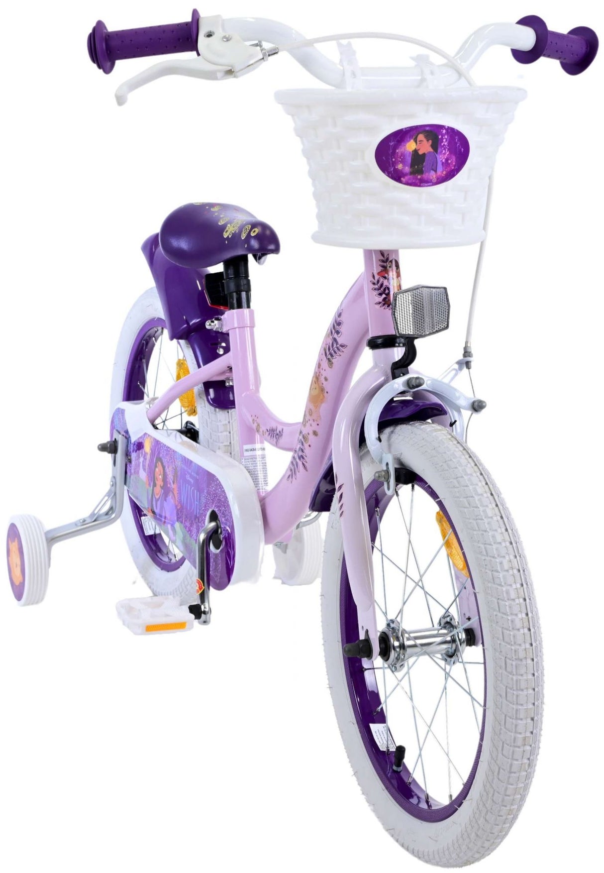 Wish Disney Children's Bicycle - Girls - 14 Inch - Purple
