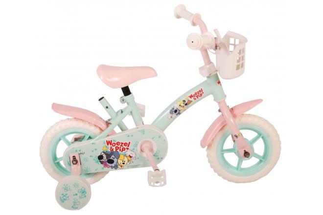 WOEZEL PIP PIP Bike Children Girls 10 pulgadas Mint Blue rosa rosa rosa rosa