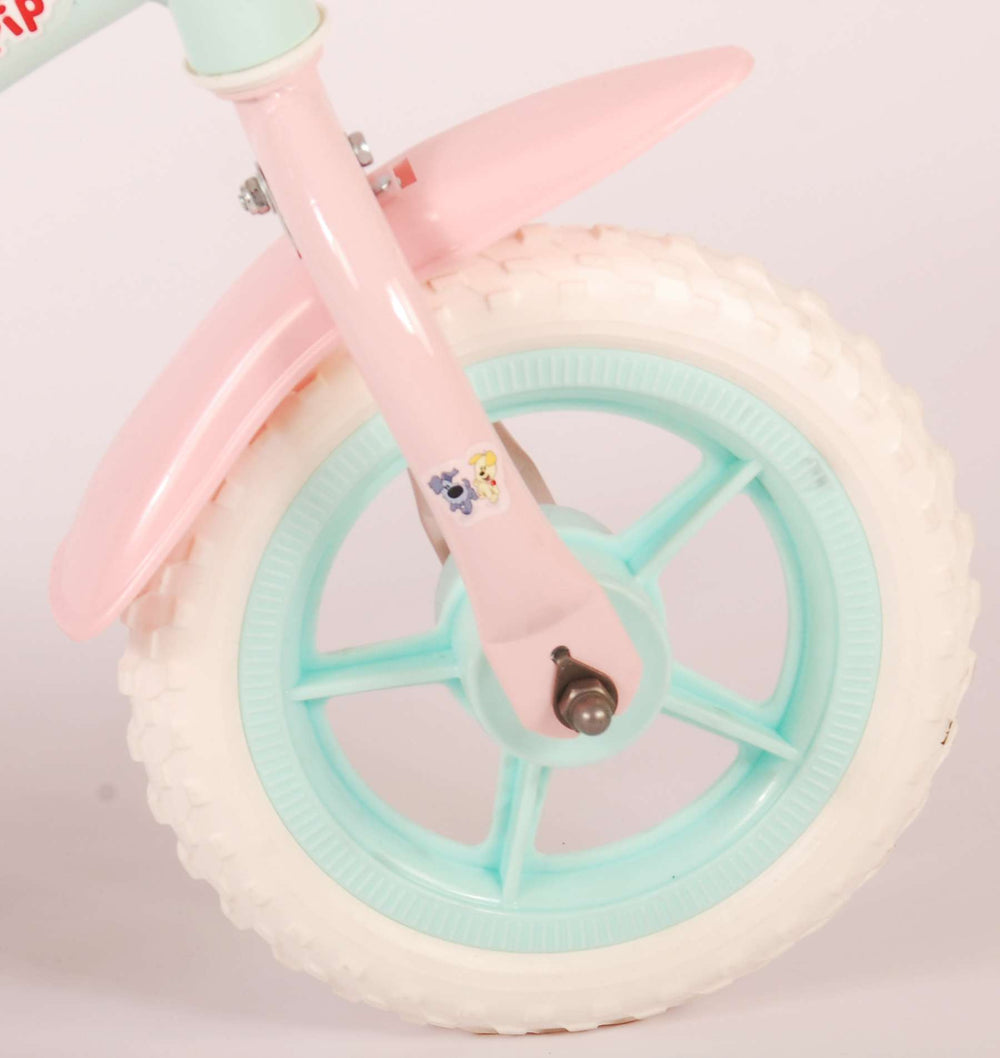 WOEZEL PIP PIP Bike Children Girls 10 pulgadas Mint Blue rosa rosa rosa rosa