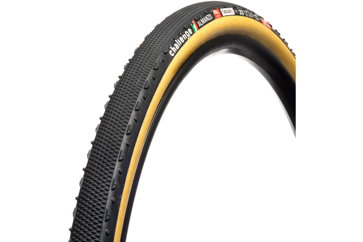 Challenge Almanzo Pro Tubeless Tubular 700x36C črno rjava
