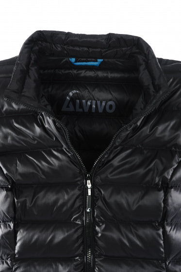 Alvivo Helsinki Outdoor Jacket, Women's Nylon Down, Black, Size XS