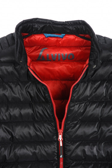 Alvivo Outdoorjas Workuta Men Nylon Schwarz Red Größe XS