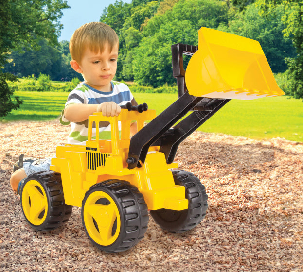 Excavadora de pilsan negro amarillo