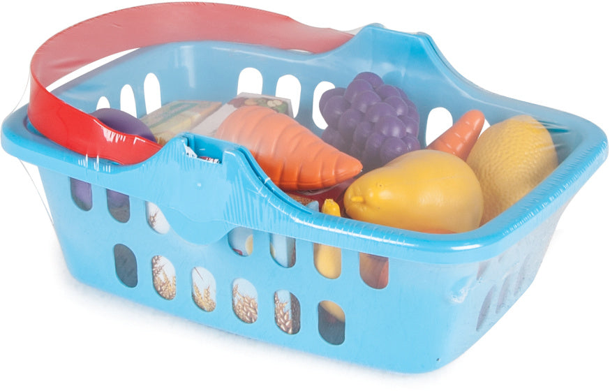Pilsan Toy Fruit Basket Blue 17-díl
