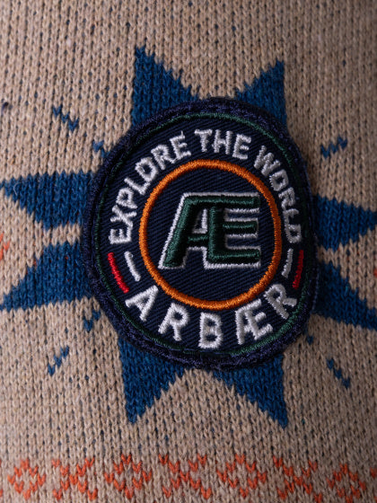 Arbaer Antoine Norweger Pullover Männer sandgeschaltet Größe M