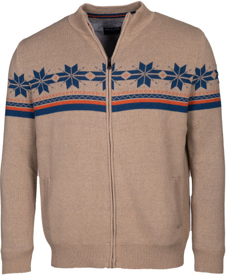 Arbaer Antonio Norwegesch Vest Hener Sand -Colored Gréisst 3xl
